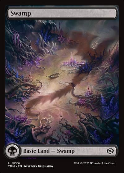 Swamp TDM-274 Tarkir: Dragonstorm Magic card