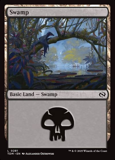 Swamp TDM-281 Tarkir: Dragonstorm Magic card