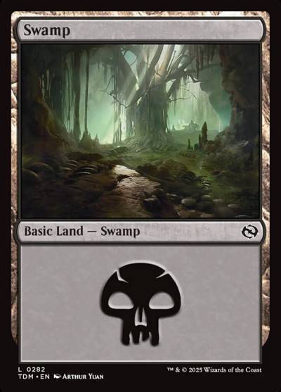 Swamp TDM-282 Tarkir: Dragonstorm Magic card