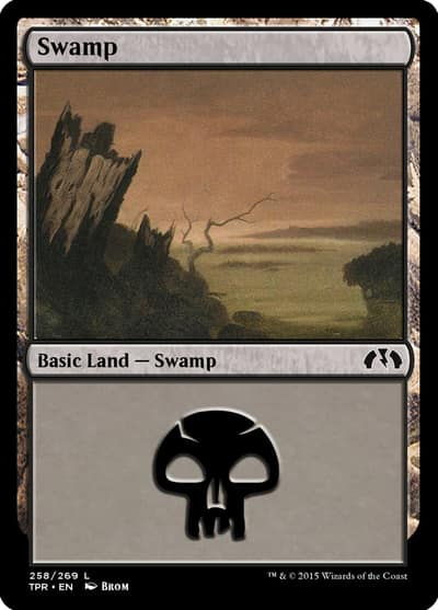 Swamp TPR-258 Tempest Remastered Magic card