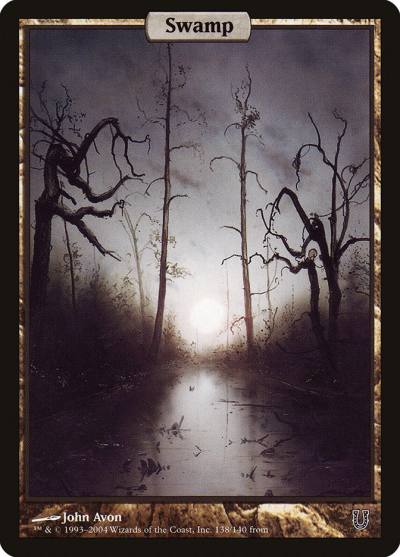 Swamp UNH-138 Unhinged Magic card