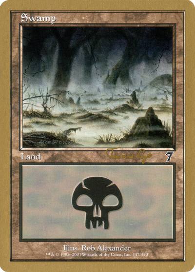 Swamp WC01-TVDL347 World Championship Decks 2001 Magic card