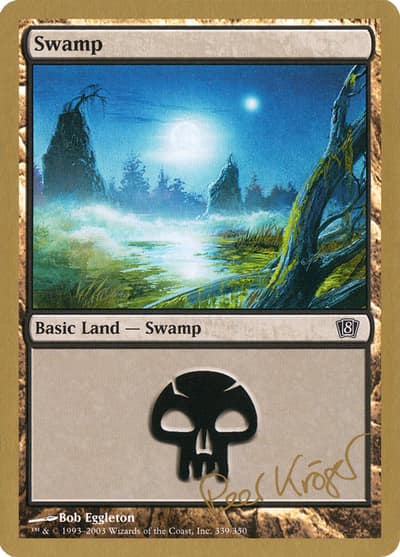 Swamp WC03-PK339 World Championship Decks 2003 Magic card