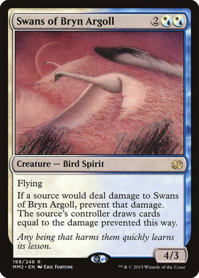 Swans of Bryn Argoll MM2-199 Modern Masters 2015 Magic card