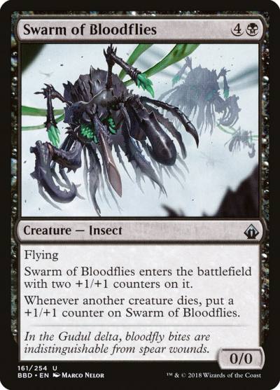 Swarm of Bloodflies BBD-161 Battlebond Magic card