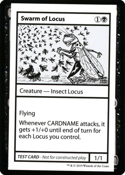 Swarm of Locus CMB2-48 Mystery Booster Playtest Cards 2021 Magic card