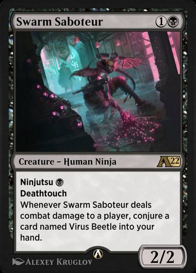 Swarm Saboteur YNEO-13 Alchemy: Kamigawa Magic card