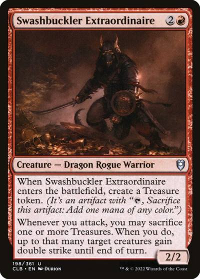 Swashbuckler Extraordinaire CLB-198 Commander Legends: Battle for Baldur's Gate Magic card