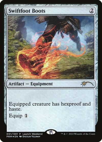 Swiftfoot Boots PW22-4 Wizards Play Network 2022 Magic card
