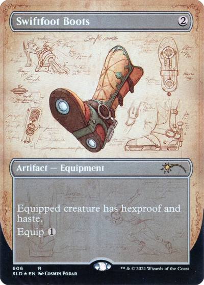 Swiftfoot Boots SLD-606 Secret Lair Drop Magic card