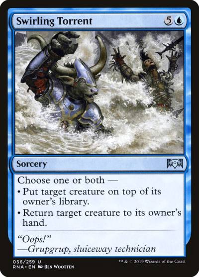 Swirling Torrent RNA-56 Ravnica Allegiance Magic card