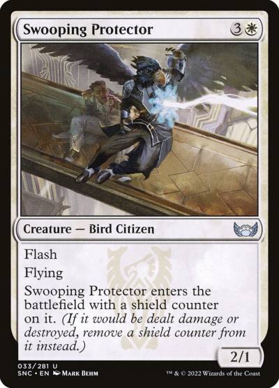 Swooping Protector SNC-33 Streets of New Capenna Magic card