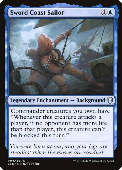 Sword Coast Sailor CLB-98 Commander Legends: Battle for Baldur's Gate Magic card