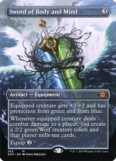 Sword of Body and Mind 2XM-363 Double Masters Magic card