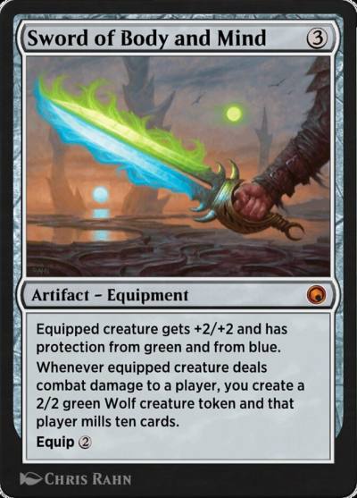 Sword of Body and Mind HA4-24 Historic Anthology 4 Magic card