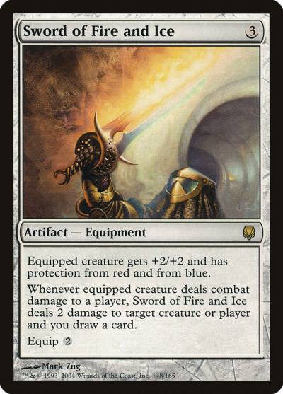 Sword of Fire and Ice DST-148 Darksteel Magic card