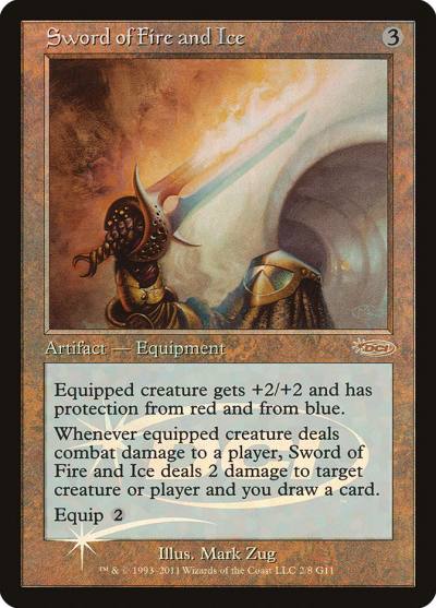 Sword of Fire and Ice G11-2 Judge Gift Cards 2011 Magic card