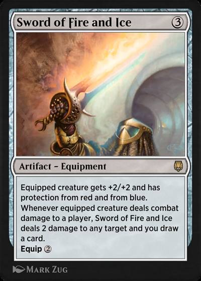 Sword of Fire and Ice HA7-20 Historic Anthology 7 Magic card