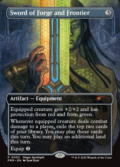 Sword of Forge and Frontier PSPL-3 Spotlight Series Magic card