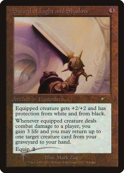 Sword of Light and Shadow J12-7 Judge Gift Cards 2012 Magic card