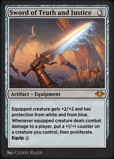Sword of Truth and Justice AA1-15 Arena Anthology 1 Magic card
