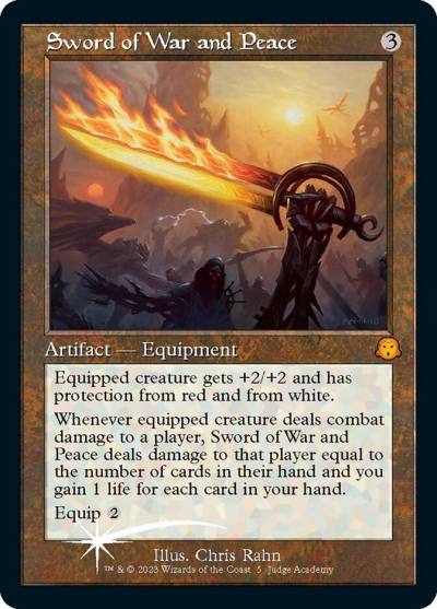 Sword of War and Peace P23-5 Judge Gift Cards 2023 Magic card