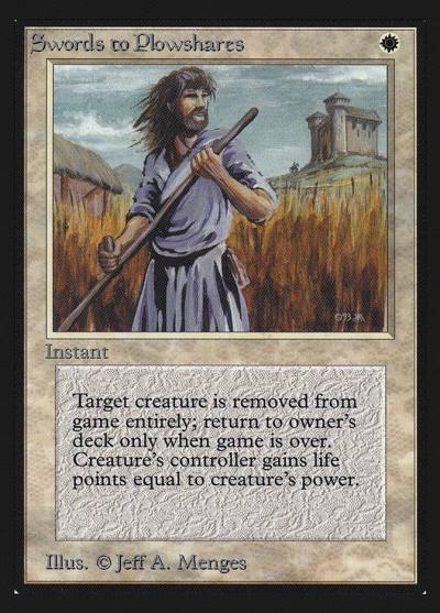 Swords to Plowshares CED-41 Collectors' Edition Magic card