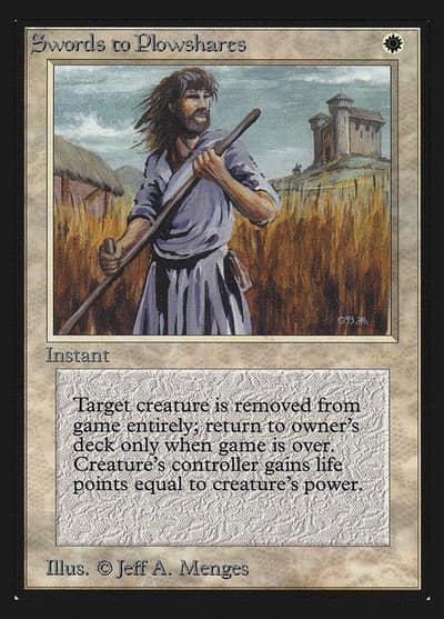 Swords to Plowshares CEI-41 Intl. Collectors' Edition Magic card