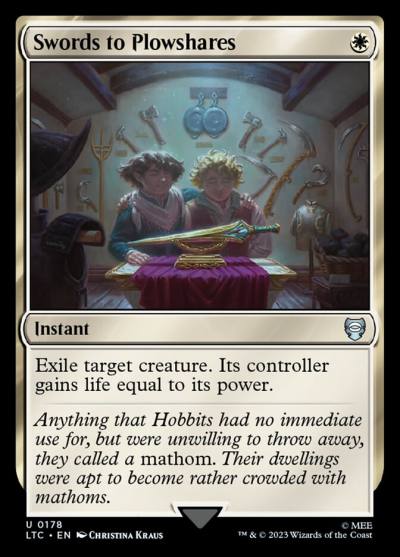 Swords to Plowshares LTC-178 Tales of Middle-earth Commander Magic card