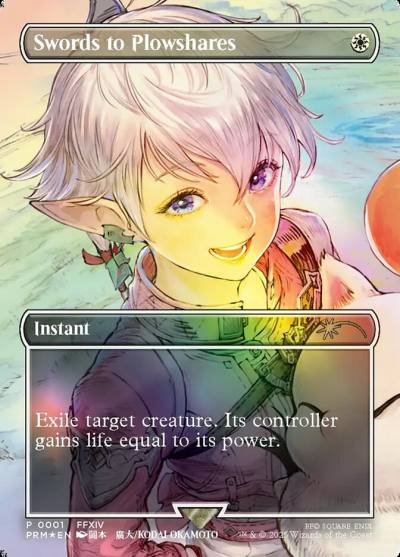Swords to Plowshares PF25-12 MagicFest 2025 Magic card