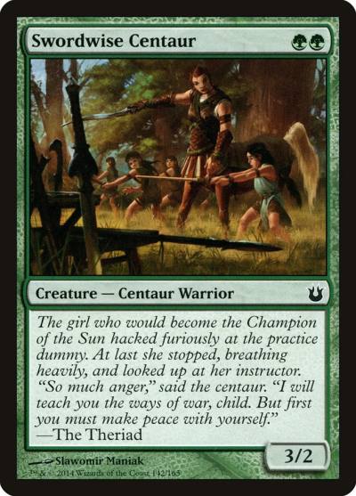 Swordwise Centaur 142 Born of the Gods Magic card