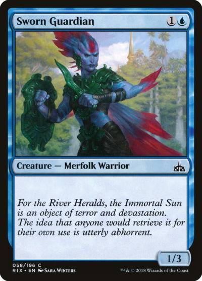 Sworn Guardian RIX-58 Rivals of Ixalan Magic card