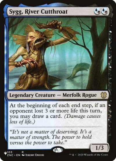 Sygg, River Cutthroat PLST-ZNC-103 The List Magic card