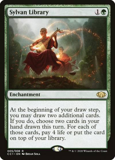 Sylvan Library CC1-5 Commander Collection: Green Magic card