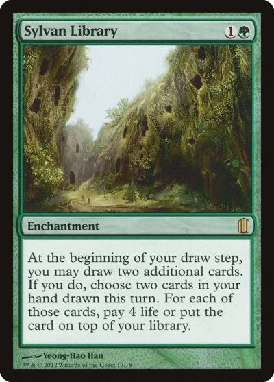 Sylvan Library CM1-17 Commander's Arsenal Magic card