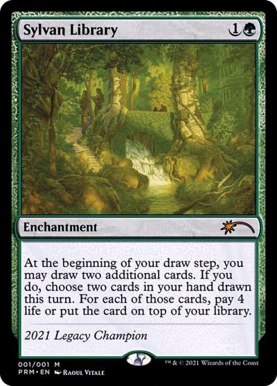 Sylvan Library OLGC-2021C Legacy Championship Magic card