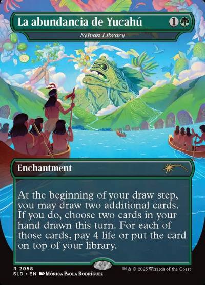 Sylvan Library SLD-2058 Secret Lair Drop Magic card
