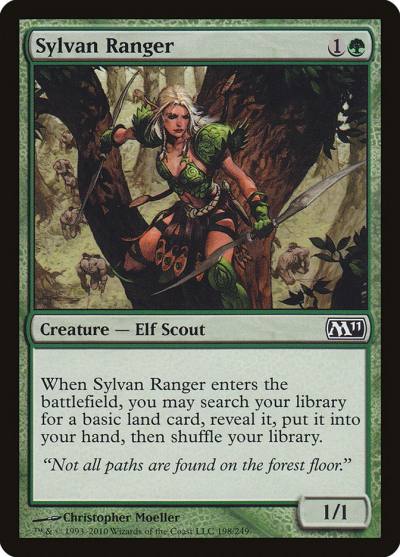 Sylvan Ranger M11-198 Magic 2011 Magic card