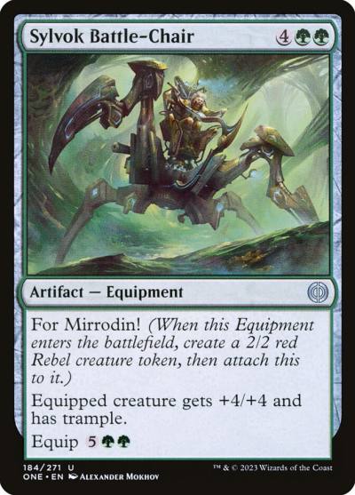 Sylvok Battle-Chair ONE-184 Phyrexia: All Will Be One Magic card