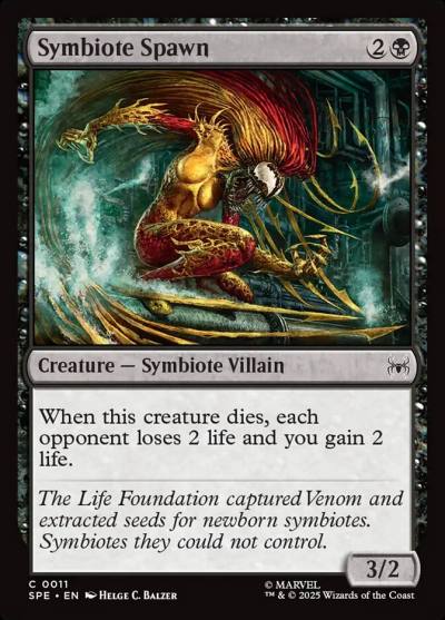 Symbiote Spawn SPE-11 Marvel's Spider-Man Eternal Magic card