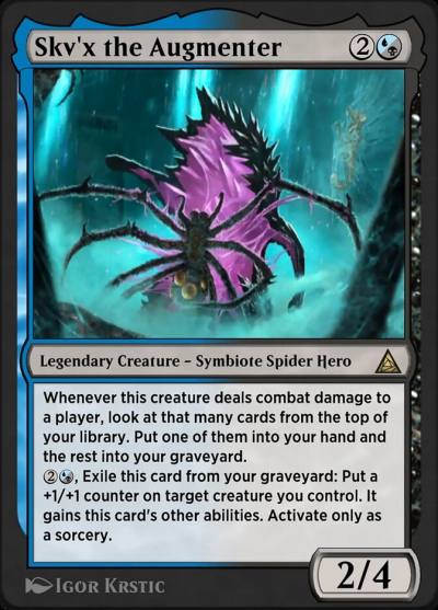 Symbiote Spider-Man OM1-155 Through the Omenpaths Magic card