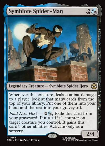 Symbiote Spider-Man SPM-156 Marvel's Spider-Man Magic card