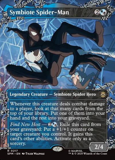 Symbiote Spider-Man SPM-217 Marvel's Spider-Man Magic card