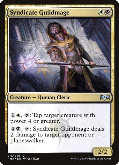 Syndicate Guildmage 211 Ravnica Allegiance Magic card