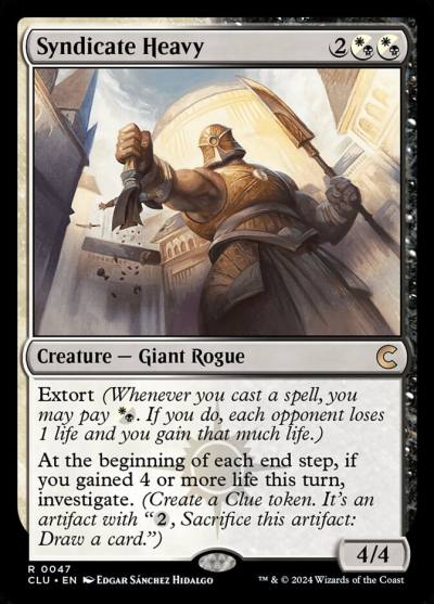 Syndicate Heavy 47 Ravnica: Clue Edition Magic card