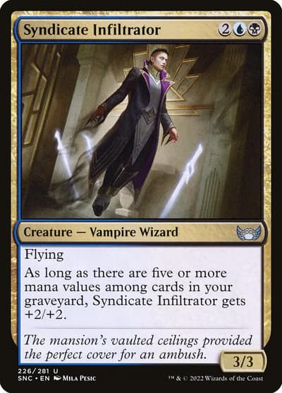 Syndicate Infiltrator 226 Streets of New Capenna Magic card