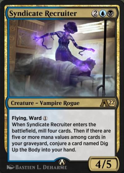 Syndicate Recruiter YSNC-30 Alchemy: New Capenna Magic card