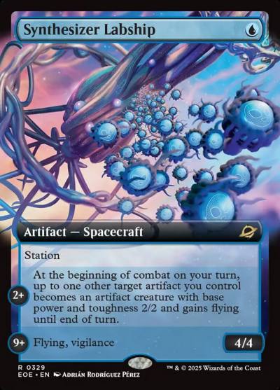 Synthesizer Labship EOE-329 Edge of Eternities Magic card
