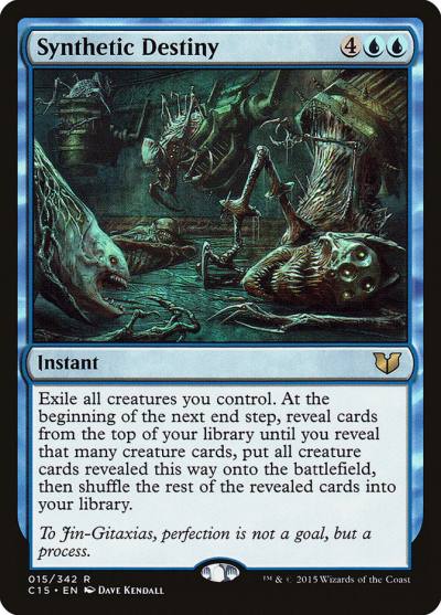 Synthetic Destiny C15-15 Commander 2015 Magic card