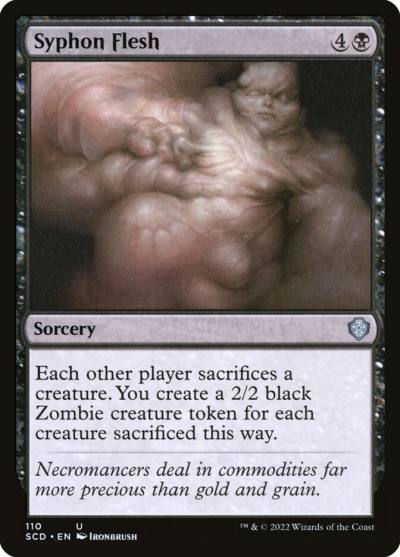 Syphon Flesh SCD-110 Starter Commander Decks Magic card